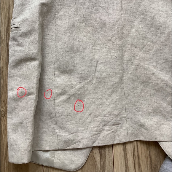 EUC vintage linen tunic suit jacket - Picture 12 of 12